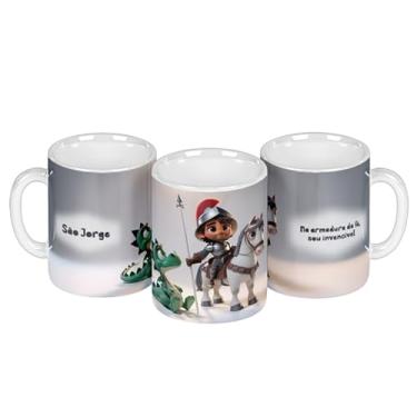 Imagem de Caneca branca católica divina animação (14948)