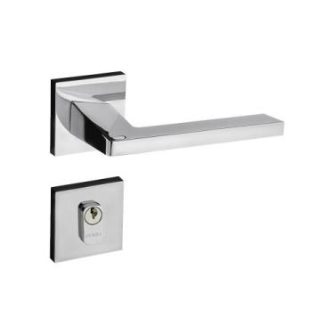 Imagem de Fechadura Karli Externa 55mm Roseta Cromada RQ2 745-55PE CTL-55 CRP Pa