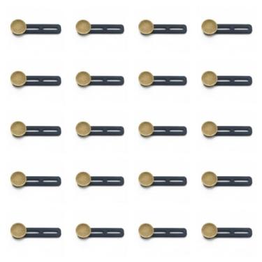 Imagem de Extensor de botão de 20 peças para calças sem costura, botões extensores de cintura para jeans, saias para mulheres e homens, ajustador de cintura 0,7 x 2,2 polegadas