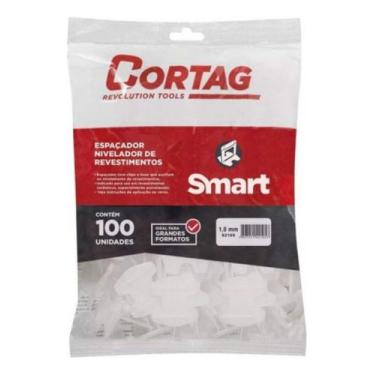 Imagem de Sistema de Nivelamento Espaçadores Cortag 100un 1,5mm Smart