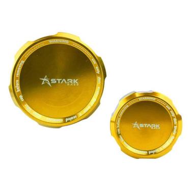 Imagem de Kit Tampa Reservatorios Fluido Freio Yamaha R6 R-6 R 6 - Stark Race, D