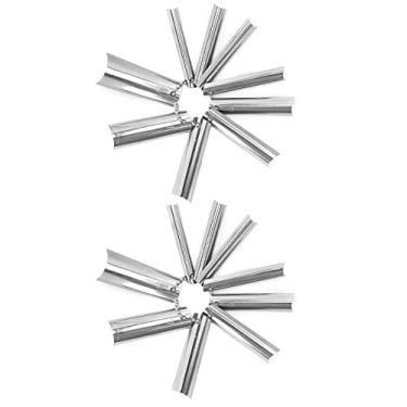 Imagem de Cryfokt Ferramenta de Corte Em Formato de C Profundo para Manicure Francesa para Salão de Beleza Profissional, 18 Peças de Pontas de Aparador de Unhas para Lindas Linhas de Sorriso NO.0-NO.8