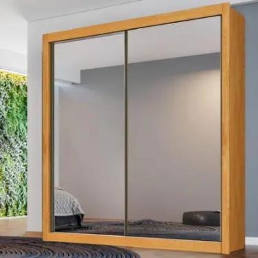 Imagem de Guarda Roupa Zurique 2 Portas Espelhadas MDF Móveis Europa Moveis Euro