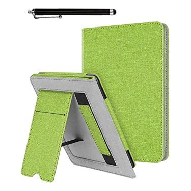 Imagem de enoxboo Capa de Tecido para 6 "Kindle Paperwhite (10/7/6/5ª Geração), Capa para Kindle Paperwhite - Cobrar com o Recurso de Esteira de Sono Automático