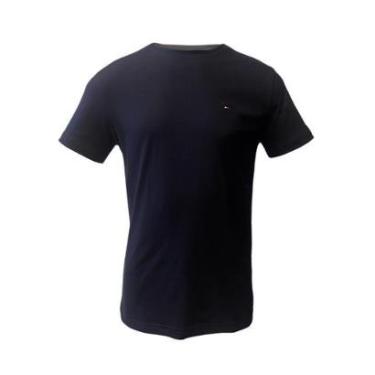 Imagem de Camiseta Masculina Tommy Hilfiger Essential Azul Marinho-Masculino