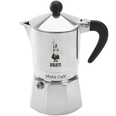 Imagem de Bialetti, 06774, Moka Cafe 3 xícaras, máquina de café expresso, preta