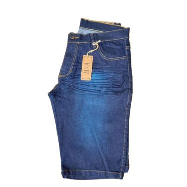 Imagem de Bermuda Jeans Masculina Elastano  Barata Direto da Fabrica - MVA Jeans
