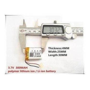 Imagem de Bateria  3,7v 300mah Com 2 Fios - bgb