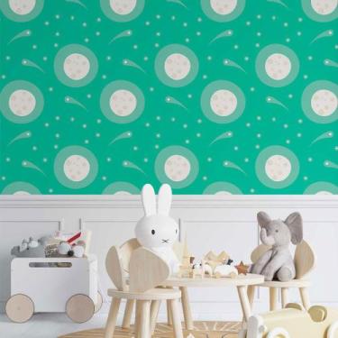 Imagem de Papel De Parede Adesivo Lua N014152 0,58x2,5M - Adesivo BR