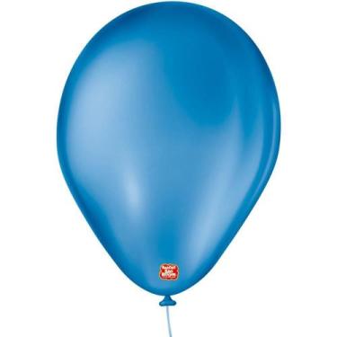 Imagem de Balão Imperial N070 Azul Cobalto - Pacote com 50 Unidades - Sao Roque