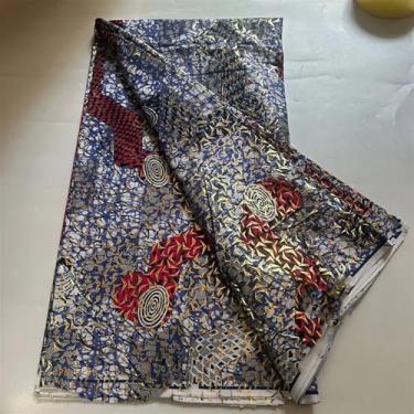 Imagem de Tecido cera dourada africana algodão material rapper Batik Ankara original de alta qualidade novo material pagne manutenção para costura (como imagem-12)