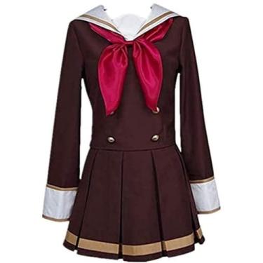 Imagem de Cos Sound Euphonium Oumae Kumiko Fantasias Cosplay Uniforme Escolar Roupas de Marinheiro, Feminino P, One Size