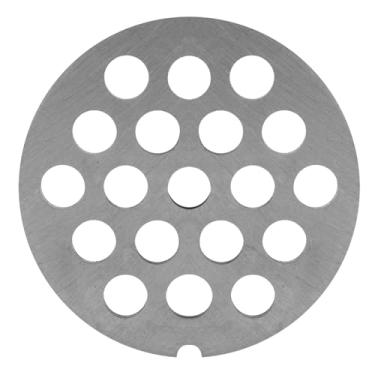 Imagem de Moedor de Carne Triturador Placa Picador Faca Disco Forte Resistente para Cozinha Eco-friendly Prata (Furo redondo pequeno 8mm)