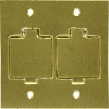 Imagem de Espelho Placa P/Piso Metal 4X4 2 Tomada Teleb Stampla - VACOFER