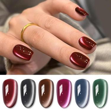 Imagem de Conjunto de Gel Magnético para Olhos Born Pretty Cat - 7ml x 6