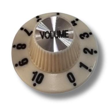 Imagem de Knob Cream Guitarra Vintage Volume Creme - Unidade - Ronsani