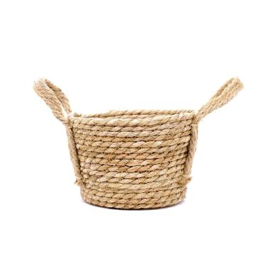 Imagem de Cesta De Fibra Natural Seagrass 13,5x21x23 Cm