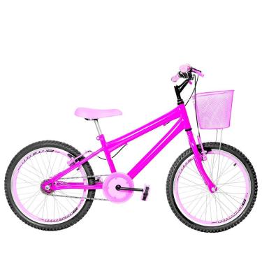 Imagem de Bicicleta Infantil Feminina Aro 20 Aero Cor Pink E Rosa