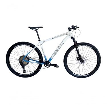 Imagem de Bicicleta Aro 29 Ksx Sd7 12v Garfo Com Trava K7 11/50 Freios Hidráulicos Kit 1x12 - Azul Zimbro/branco Tam. 21