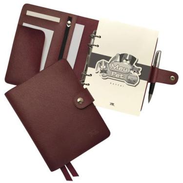 Imagem de Agenda Meu Pet 194-R Raffai Couros, Marsala