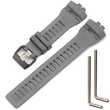 Imagem de Pulseira de substituição de resina compatível com Casio G-Shock GBD200UU-9 GBD-200 GBD-200-1JF GBD200 Square 10631654 preta impermeável, One Size, Resina, Sem Pedra Preciosa