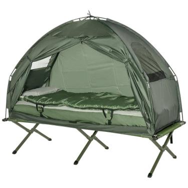 Imagem de Barraca Suspensa Portátil para Acampamento, Camping, OUTSUNNY B2 0006, Verde