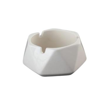 Imagem de Cinzeiro de ervas daninhas cinzeiro criativo para sala de estar em casa, cinzeiro de cerâmica nórdico, cinzeiro de escritório moderno simples com personalidade cinzeiros para cigarros (tamanho: C)