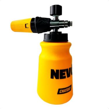 Imagem de Canhão de Espuma Automotivo Profissional 1L com Bicos 1.1mm e 1.3mm – Espuma Densa 360° p/Lavadora Pressão