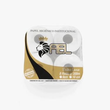 Imagem de Papel Higiênico Rolão 300 Metros 100% Extra Luxo Fiel 8 rolos