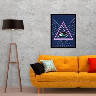 Imagem de Quadro Decorativo Olho Da Providência 34x23Cm - Quadros On-Line