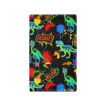 Imagem de SEHANY Capa de tomada de parede de dinossauro engraçado não utilizada, tamanho padrão e à prova de calor, placas decorativas para decoração de escritório doméstico (11,5 cm x 7 cm)