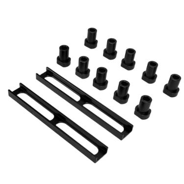 Imagem de GOTOTOP Banco de Cachorro, 10 Peças, Liga de Alumínio, Antiderrapante, Bancada de Trabalho, Almofada de Fixação Redonda para Carpintaria, Corte, Polimento, Lixamento