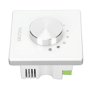 Imagem de Akozon Interruptor de Controle de Volume para Casa Inteligente - Controlador de Volume de Parede Ajustável de 7 Níveis para Salas de Conferências, Salas de Estar, Hotéis e Muito Mais