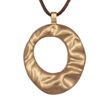 Imagem de Jeniiahua Colar Bong para mulheres, boêmio, gargantilha longa, feita à mão, de couro preto, estilo hippie, joia, Couro sintético, Sem Pedra Preciosa