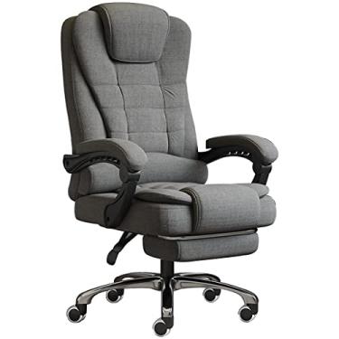Imagem de Cadeira executiva comercial cadeira de escritório giratória para computador, cadeira executiva de escritório, cadeira executiva confortável com apoio para os pés, fácil de instalar
