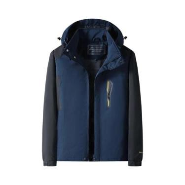 Imagem de Jaqueta Masculina Grande Impermeável E À Prova De Vento Para Caminhada