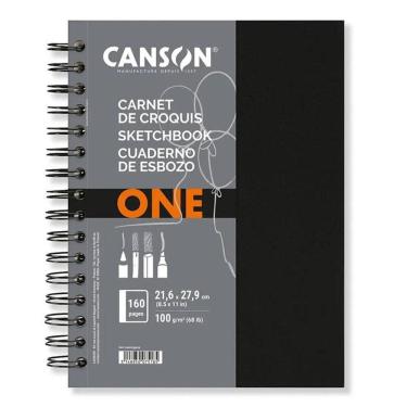 Imagem de Caderno Sketchbook Espiral A4 One 80 Folhas - Canson