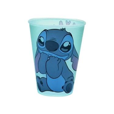 Imagem de Copo Infantil Stitch de Plástico Base de Ovo de Pascoa Original Plasut