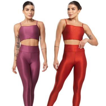 Imagem de KIT 2 Top Fitness Esmeralda Vekyo Roupa Para Academia Treino Moda Feminina Musculação-Feminino