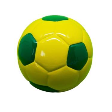 Imagem de Bola Futebol Verde e Amarelo Copa do Mundo Brasil Decoração Festa Aniv