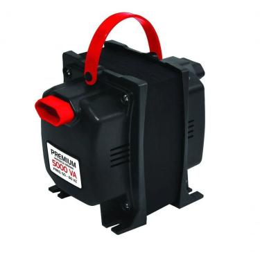 Imagem de Transformador de Voltagem 10103012111 Conversão 127V para 220V e 220V para 127V com Protetor de Temperatura Bivolt