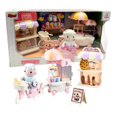 Imagem de Brinquedo Barraquinha de Comidinhas Casinha Feliz Coelhinha com Acessó