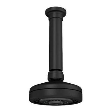 Imagem de Chuveiro Acqua Plus C/ Tubo Teto Black Matte 1990.bl.tet.mt - Deca, Pr