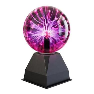 Imagem de Luminária Led Abajur Globo De Plasma 24 Cm Bola Night Light - Top Tota