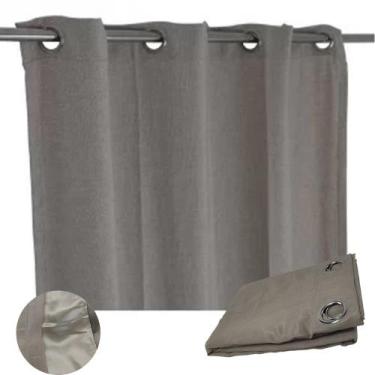 Imagem de Cortina Dupla Camada 1 Folha 8 Furos 1.40x2.60m Quarto Sala Janela Por