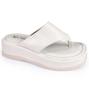 Imagem de Chinelo Dedo Feminino Flatform Sandália Papete Confortável - LAZZLU, O