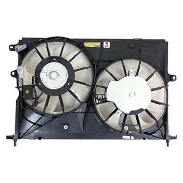 Imagem de Conjunto de ventilador duplo do radiador e condensador da Agility Auto Parts 6010103 para Toyota-Corolla 2009-2013, Matriz