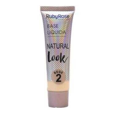 Imagem de Base Líquida Natural Look Bege 2 - Ruby Rose