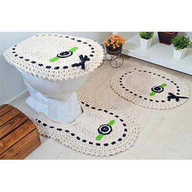 Imagem de Jogo de Banheiro em Crochê Rosane - Arte & Tear