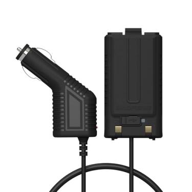 Imagem de BAOFENG Carregador de carro eliminador de bateria UV-5RH Pro GPS 12-24V para substituição de rádio GM-5RH GMRS K5Plus bateria de rádio bidirecional